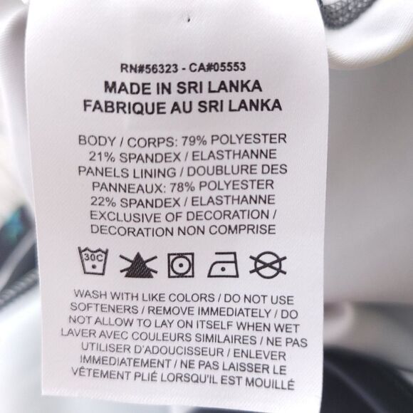 Nike Dri Fit Aurora Women's Cropped Marbled Tank Top Size 3XL DQ0579 010 - Picture 10 of 10